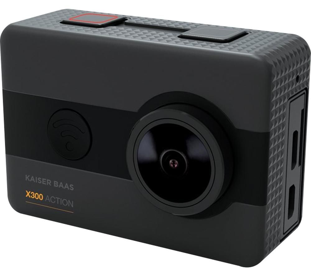 KAISER BAAS X300 2.5K Action Camera - Black, Black