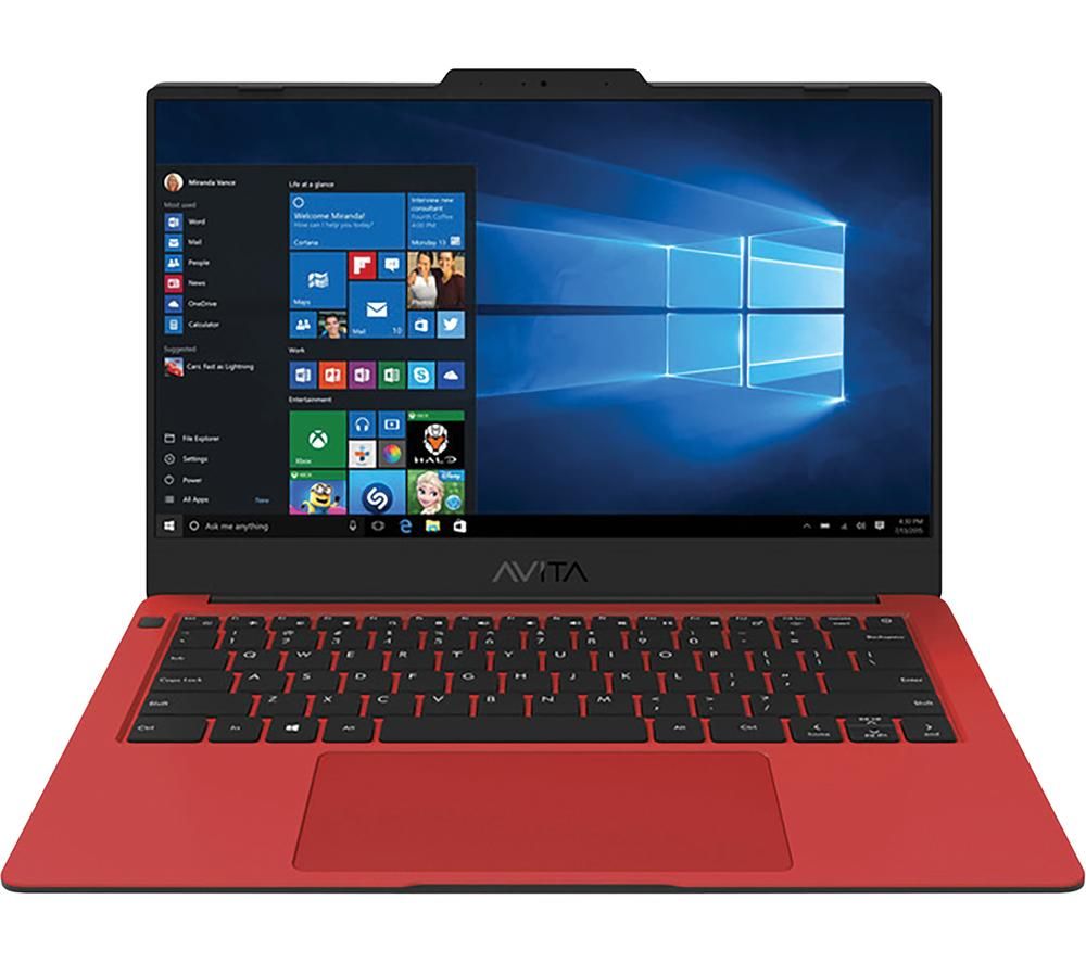 AVITA Liber V 14" Laptop - AMD Ryzen™ 5, 128 GB SSD, Red, Red