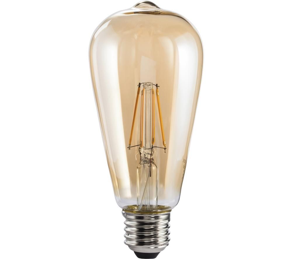 XAVAX 112682 Filament Edison Dimmable LED Light Bulb - E27, White