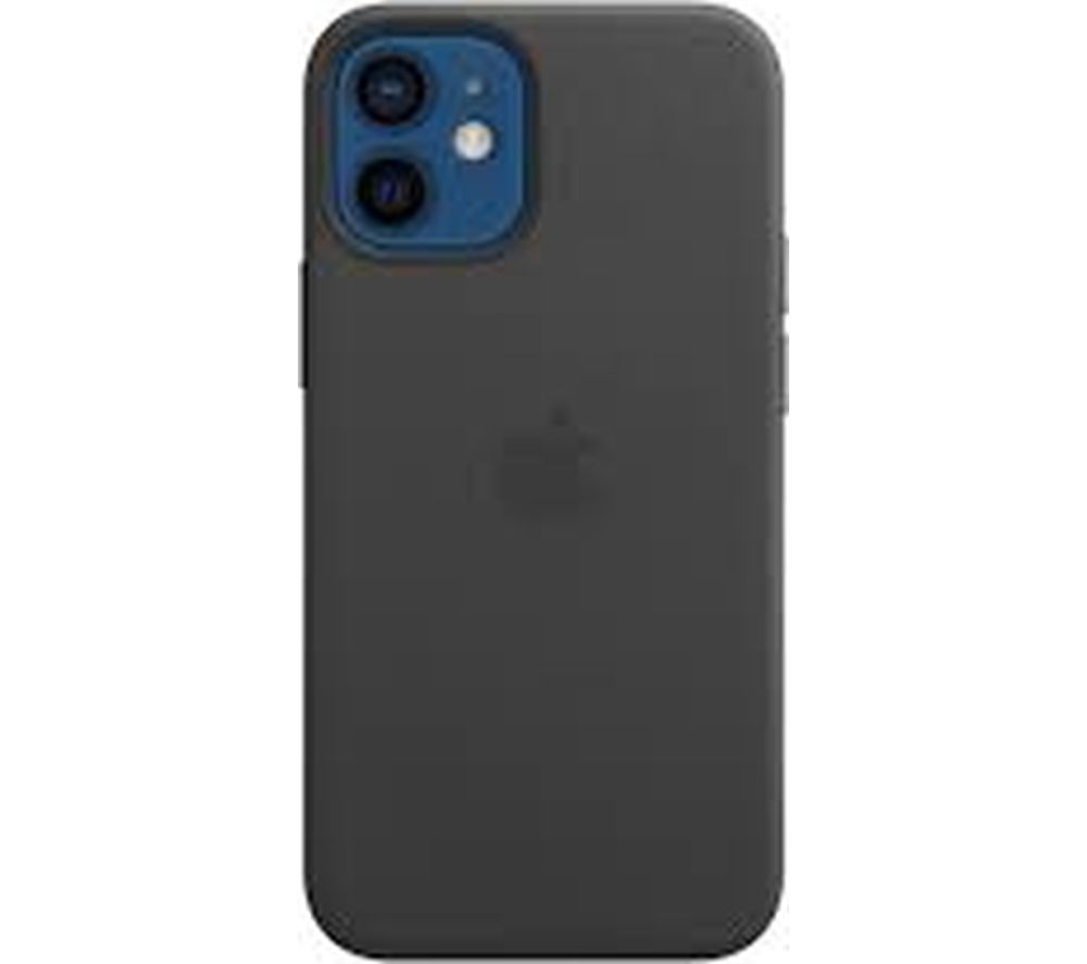 APPLE iPhone 12 mini Leather Case with MagSafe - Black, Black