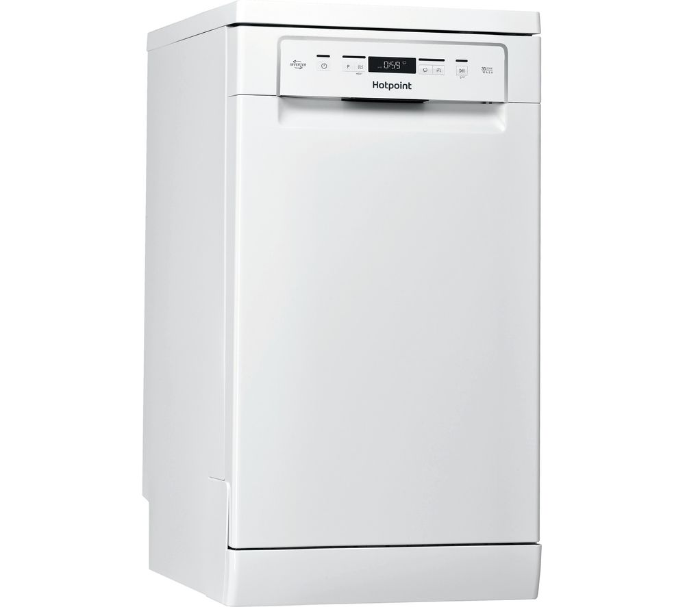 HOTPOINT HSFC 3M19 C UK N Slimline Dishwasher - White, White