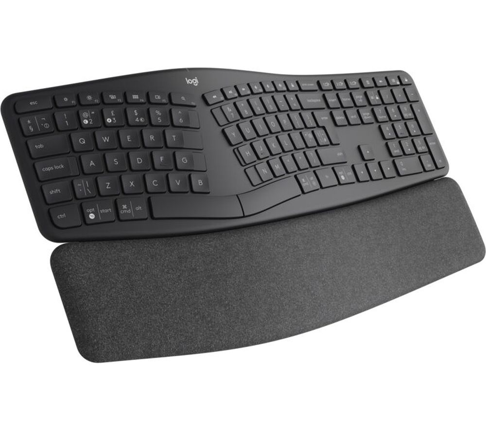 LOGITECH ERGO K860 Wireless Keyboard - Graphite, Black