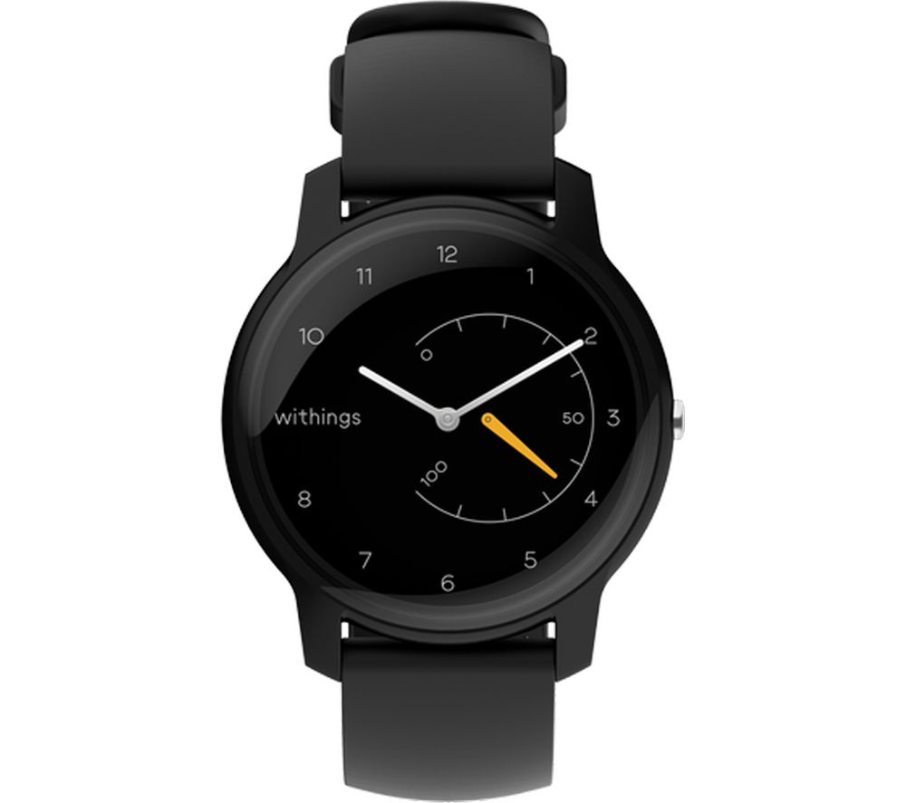 WITHINGS Move Activity Tracker - Black & Yellow, Black