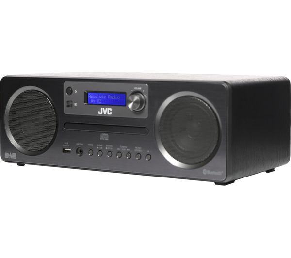 JVC RD-D70 Wireless Traditional Hi-Fi System - with USB Connector, Black
