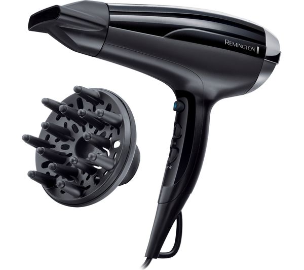 REMINGTON D5215 Pro-Air Shine Hair Dryer - Black, Black