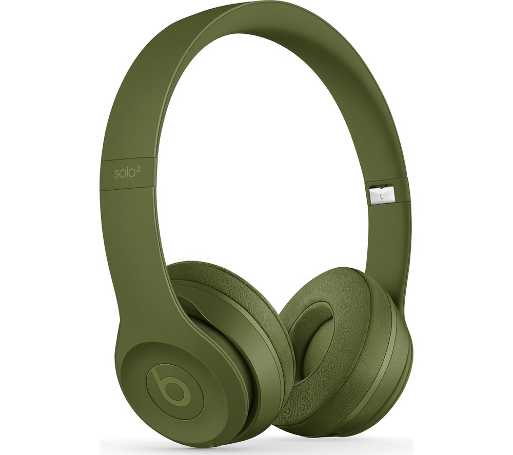 BEATS Solo 3 Neighbourhood Wireless Bluetooth Headphones - Turf Green, Green