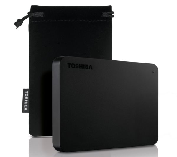 TOSHIBA Canvio Basics Portable Hard Drive - 2 TB, Black, Black