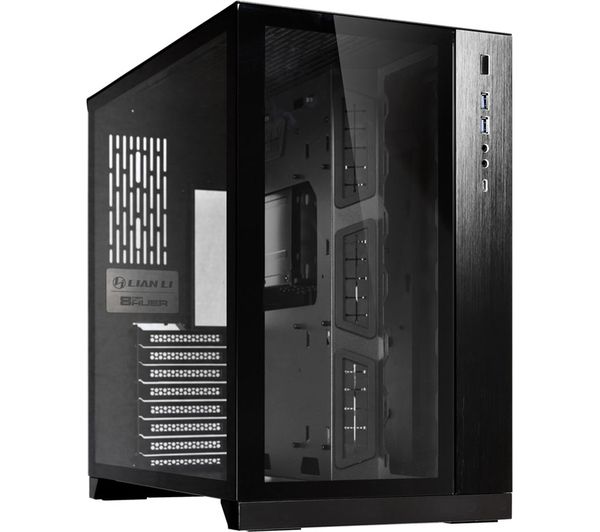 LIAN-LI PC-O11DX Dynamic Mid-Tower ATX PC Case - Black, Black