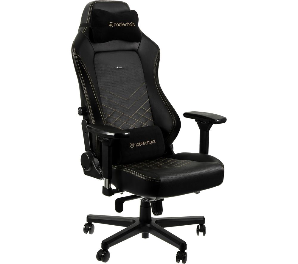 NOBLE CHAIRS HERO Gaming Chair - Black & Gold