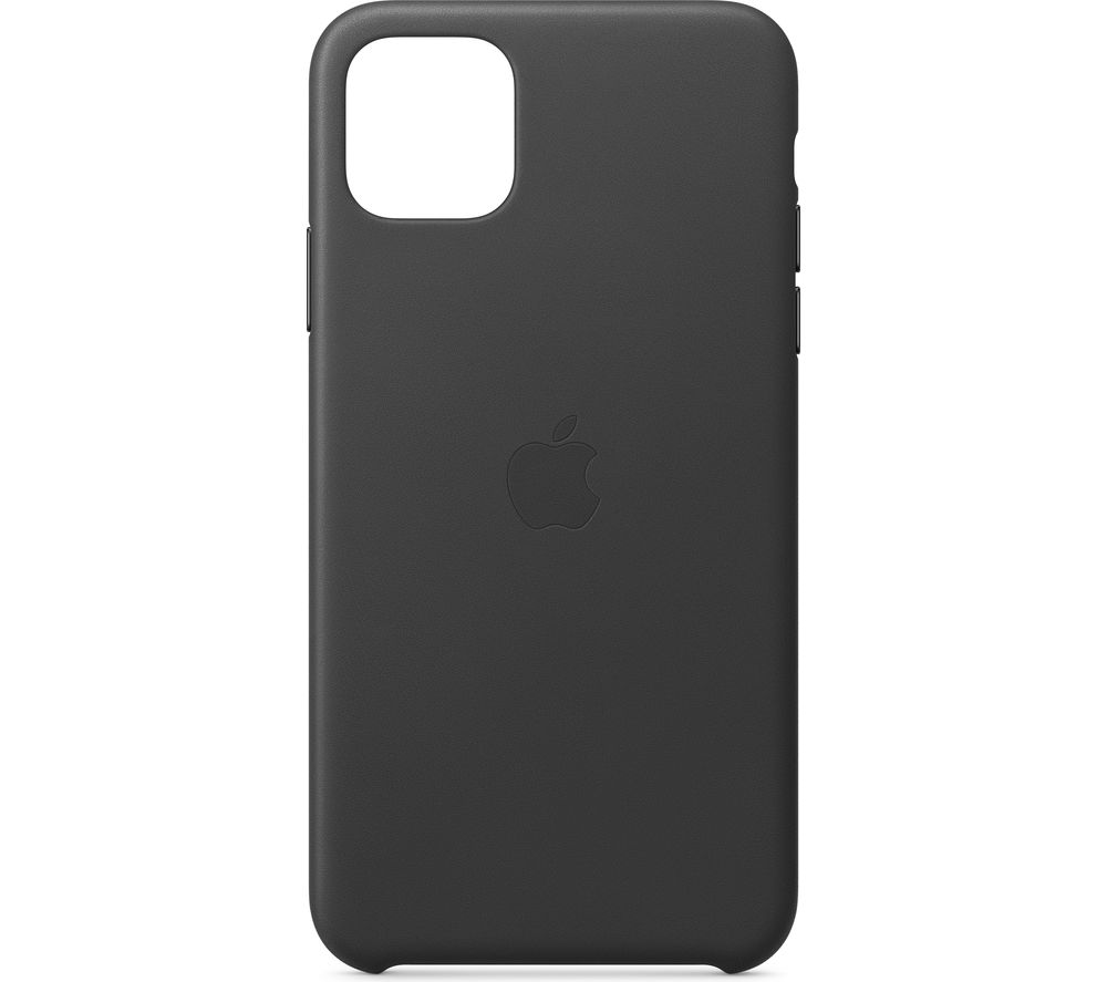 APPLE iPhone 11 Pro Max Leather Case - Black, Black