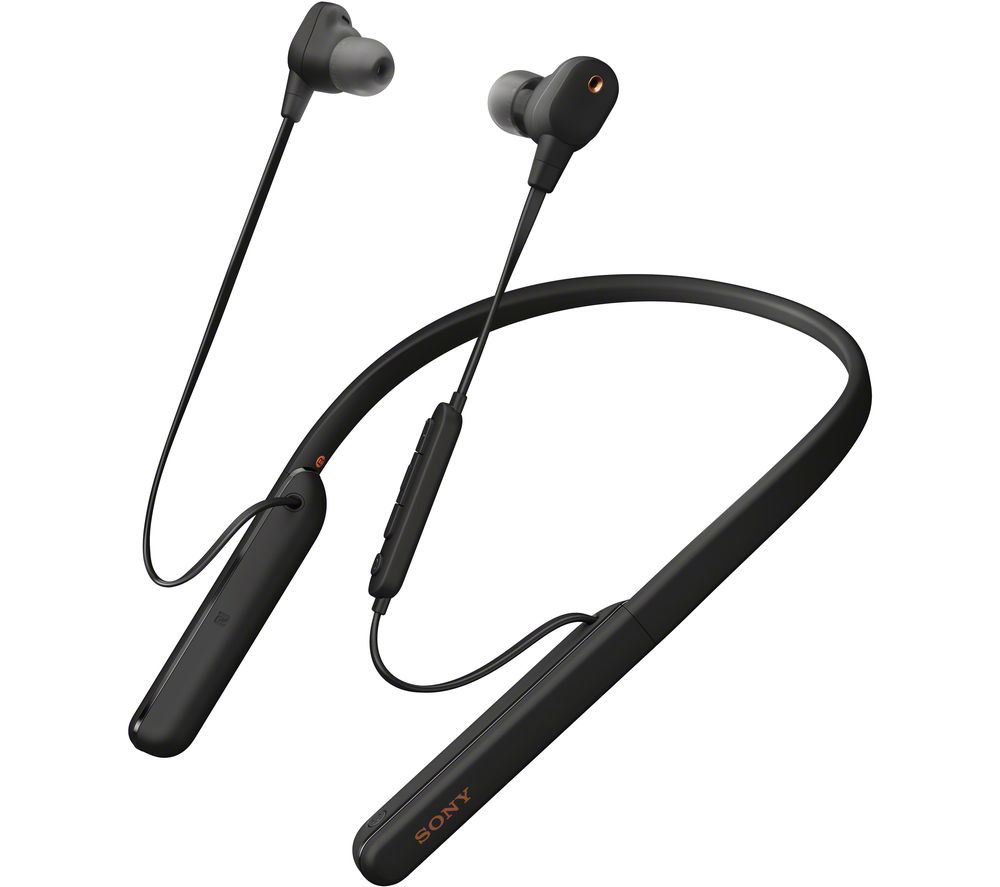 SONY WI-1000XM2 Wireless Bluetooth Noise-Cancelling Earphones - Black, Black