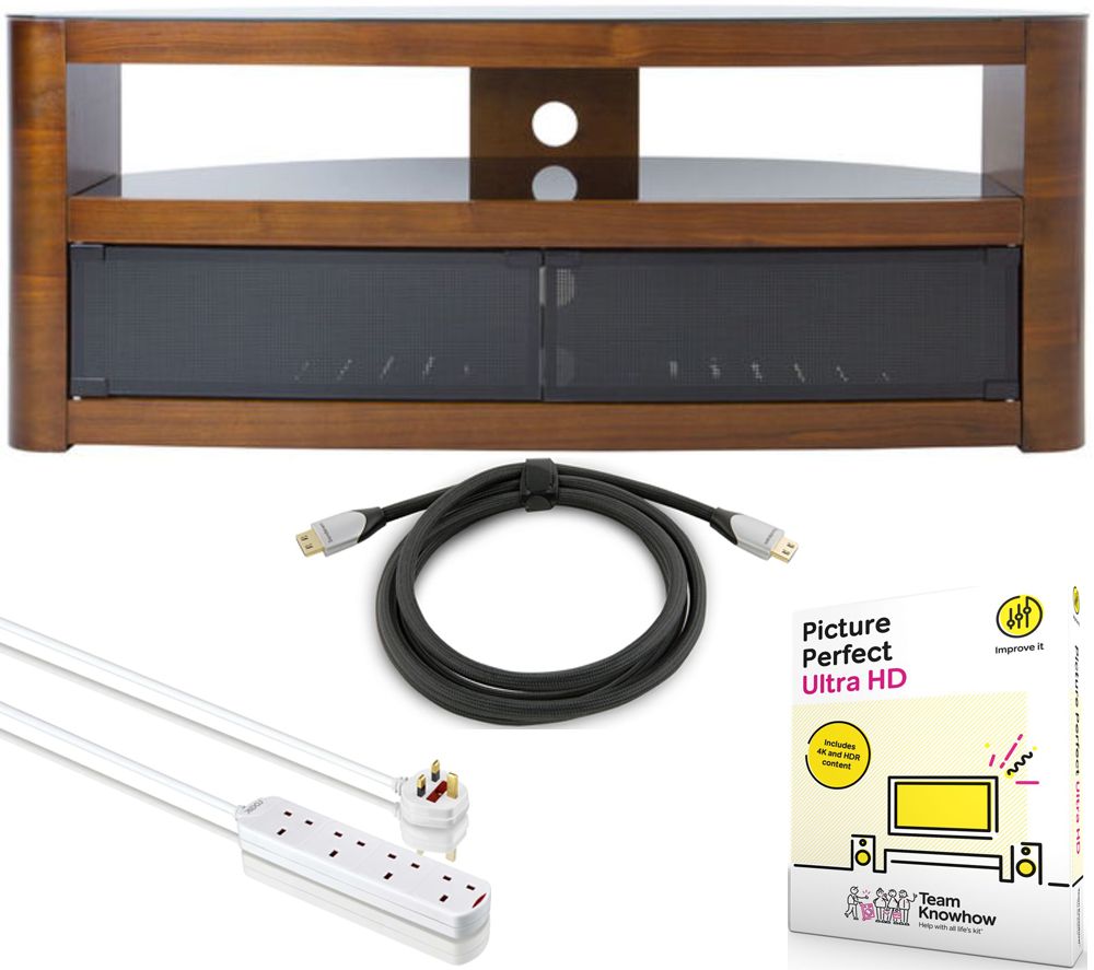 AVF TV Stand Bundle - TV Stand, Picture Perfect, Extension Lead & HDMI Cable