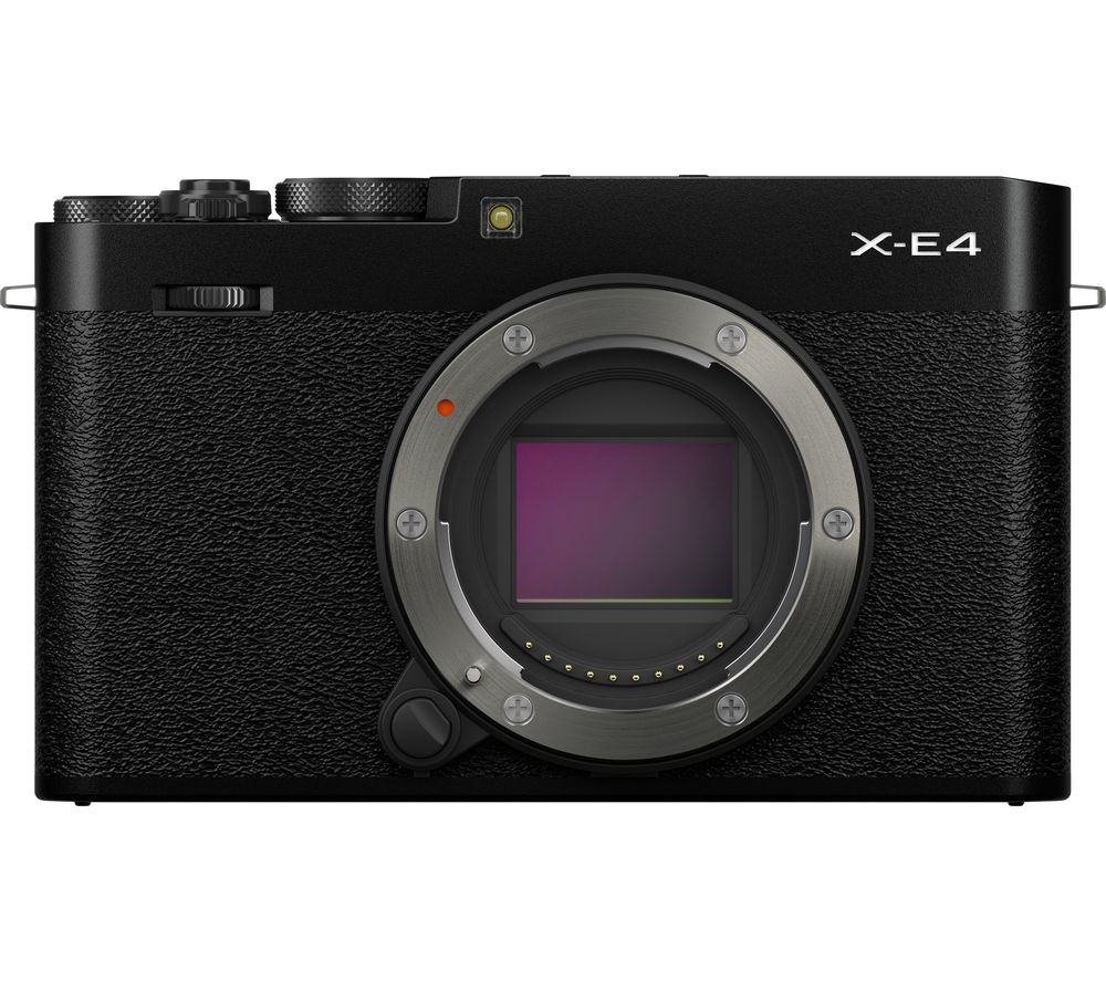 FUJIFILM X-E4 Mirrorless Camera - Black, Body Only, Black