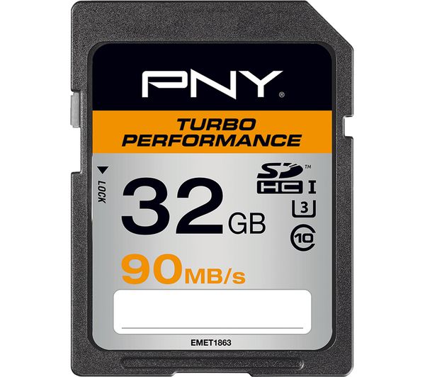 PNY Turbo Performance Class 10 Memory Card - 32 GB