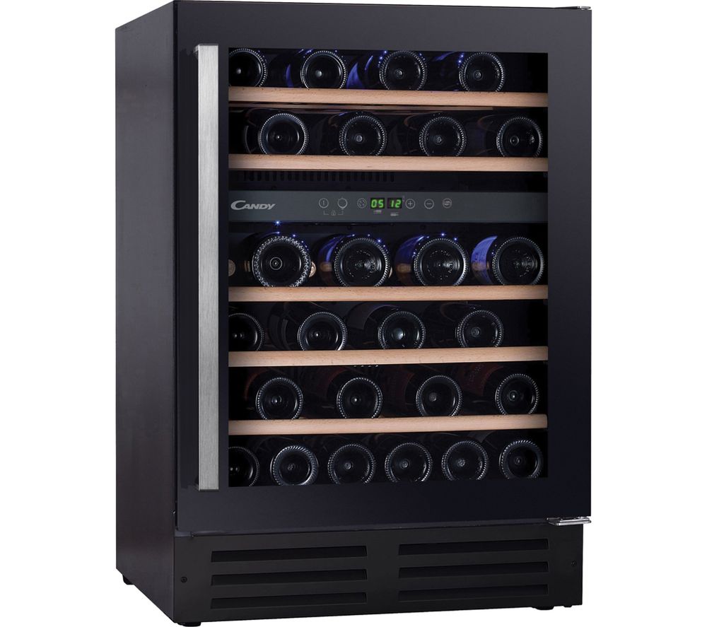 CANDY CCVB 60D UK Wine Cooler - Black, Black