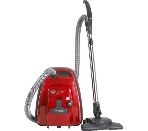 SEBO Airbelt K1 ePower Cylinder Vacuum Cleaner - Red, Red