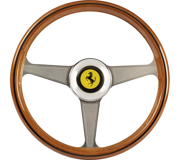 THRUSTMASTER Ferarri 250 GTO Racing Wheel Add On - Silver & Brown, Silver