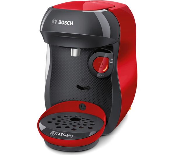 TASSIMO by Bosch Happy TAS1003GB Coffee Machine - Red, Red