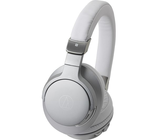 AUDIO TECHNICA ATH-AR5BT Wireless Bluetooth Headphones - Silver, Silver