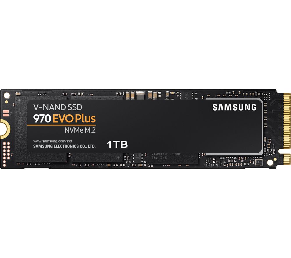 SAMSUNG 970 Evo Plus PCIe M.2 Internal SSD - 1 TB, Black