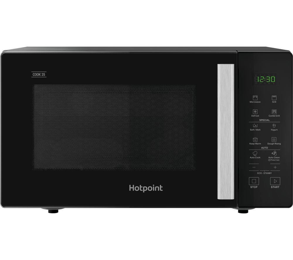 HOTPOINT Cook 25 MWH 253 B Microwave with Grill - Black, Black