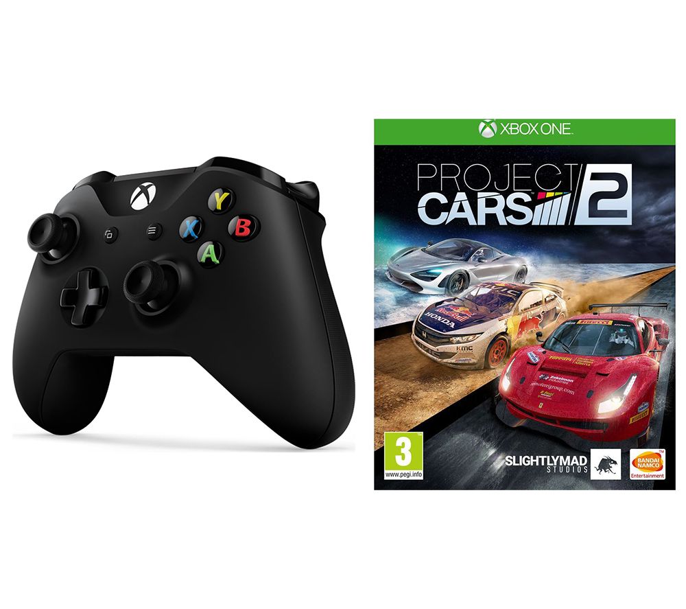 MICROSOFT Xbox One Wireless Controller & Project Cars 2 Bundle