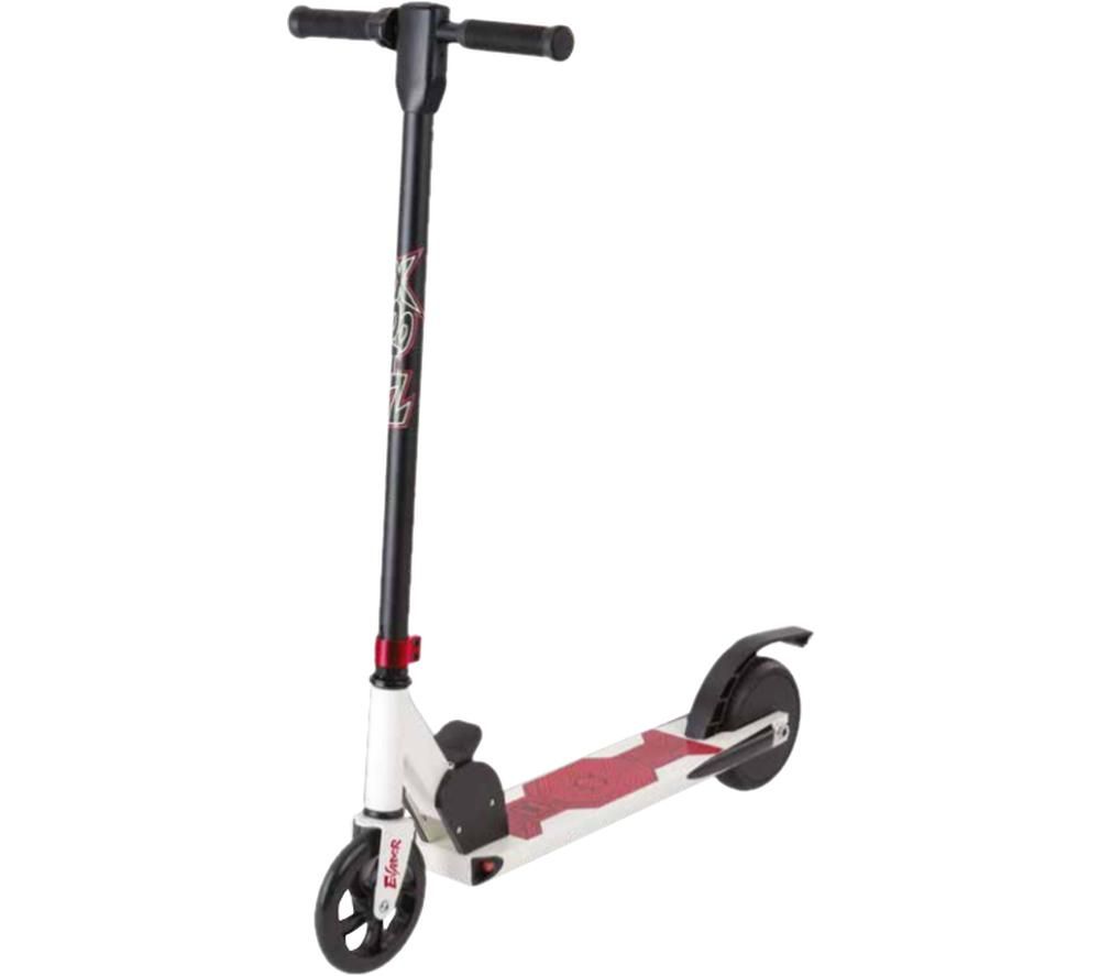 XOOTZ Evader TY6092 Electric Scooter - White, Red & Black, White
