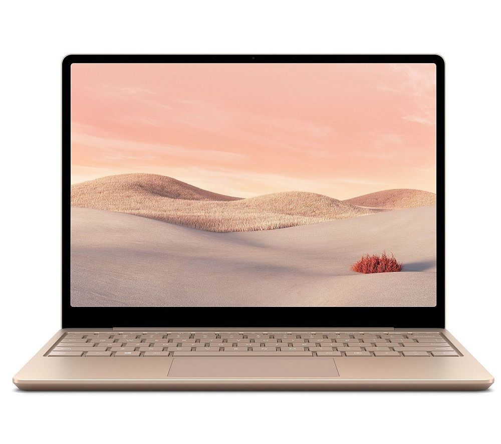 MICROSOFT 12.5" Surface Laptop Go - Intel®Core i5, 128 GB SSD, Sandstone, Gold,Cream