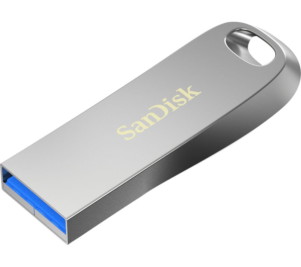 SANDISK Ultra Luxe USB 3.1 Memory Stick - 32 GB, Silver, Silver/Grey