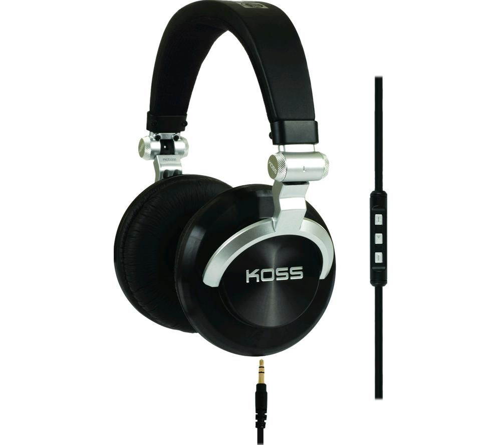KOSS Pro DJ200 Headphones - Black, Black