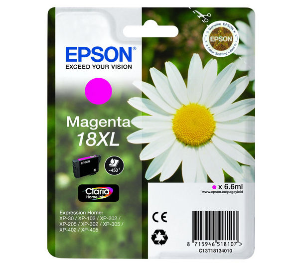 EPSON Daisy T1813 XL Magenta Ink Cartridge, Magenta