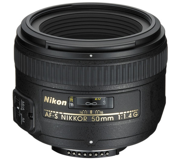 NIKON AF-S NIKKOR 50 mm f/1.4G Standard Prime Lens