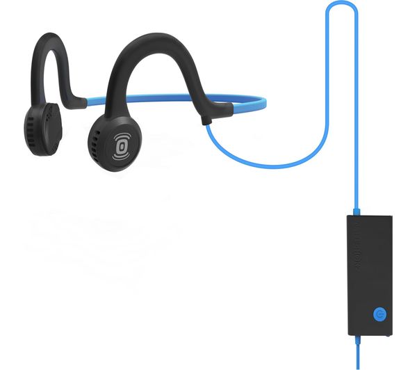 AFTERSHOKZ Sportz Titanium Noise-Cancelling Headphones - Blue, Titanium