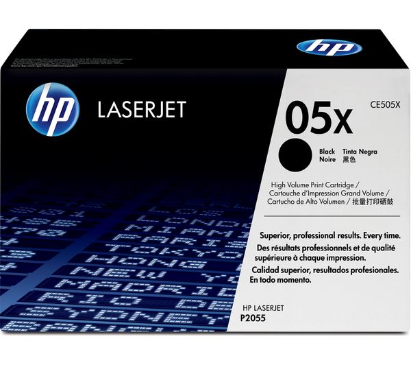 HP 05X Original Black Toner Cartridge, Black