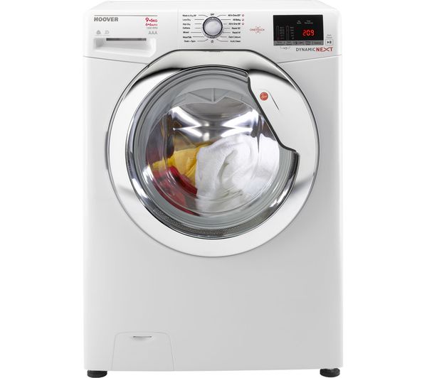Hoover Washer Dryer Dynamic Next WDXOC 686AC NFC 8 kg  - White, White