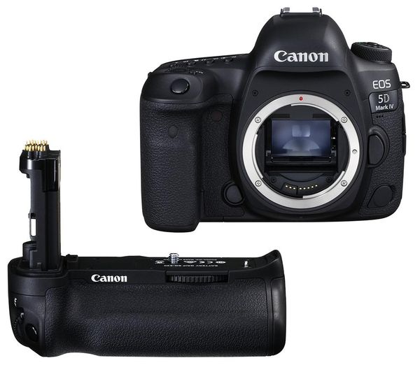 Canon EOS 5D Mark IV DSLR Camera & BG-E20 Battery Grip Bundle, Black