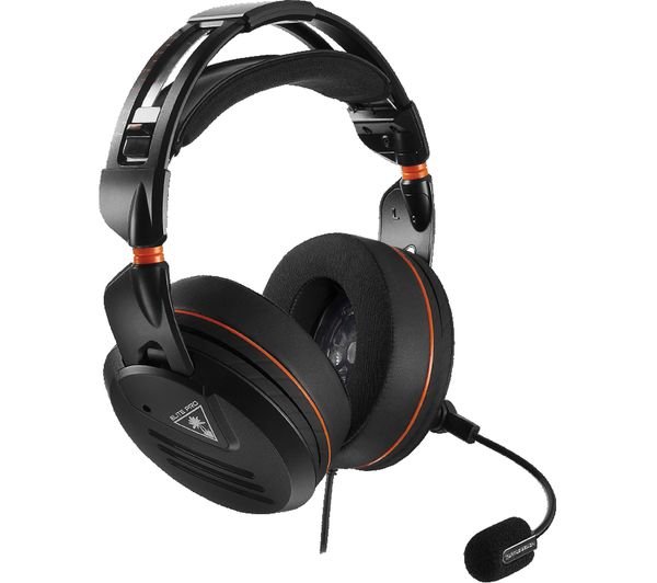 TURTLE BEACH Elite Pro Tournament 2.0 Gaming Headset - Black & Orange, Black