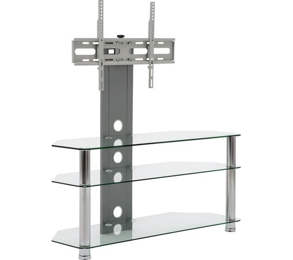 MMT CC60 800 mm TV Stand with Bracket - Silver, Silver