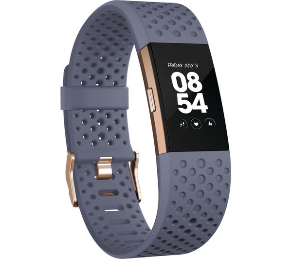 FITBIT Charge 2 - Blue, Small, Blue