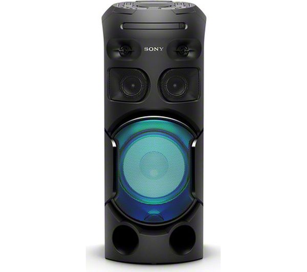 SONY MHC-V41D Bluetooth Megasound Party Hi-Fi System - Black, Black