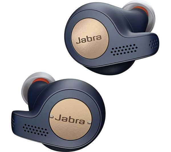 JABRA Elite Active 65t Wireless Bluetooth Sports Earbuds - Copper Blue, Blue