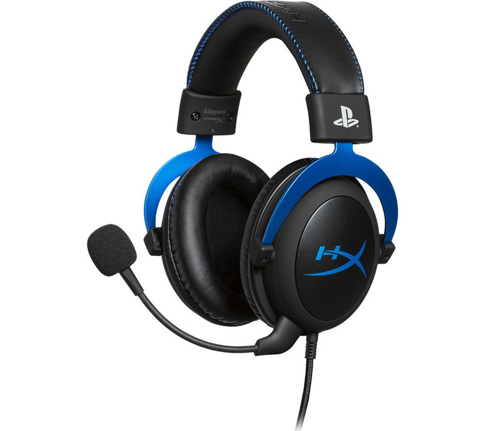 HYPERX Cloud PS4 & PS5 Gaming Headset - Black & Blue, Black