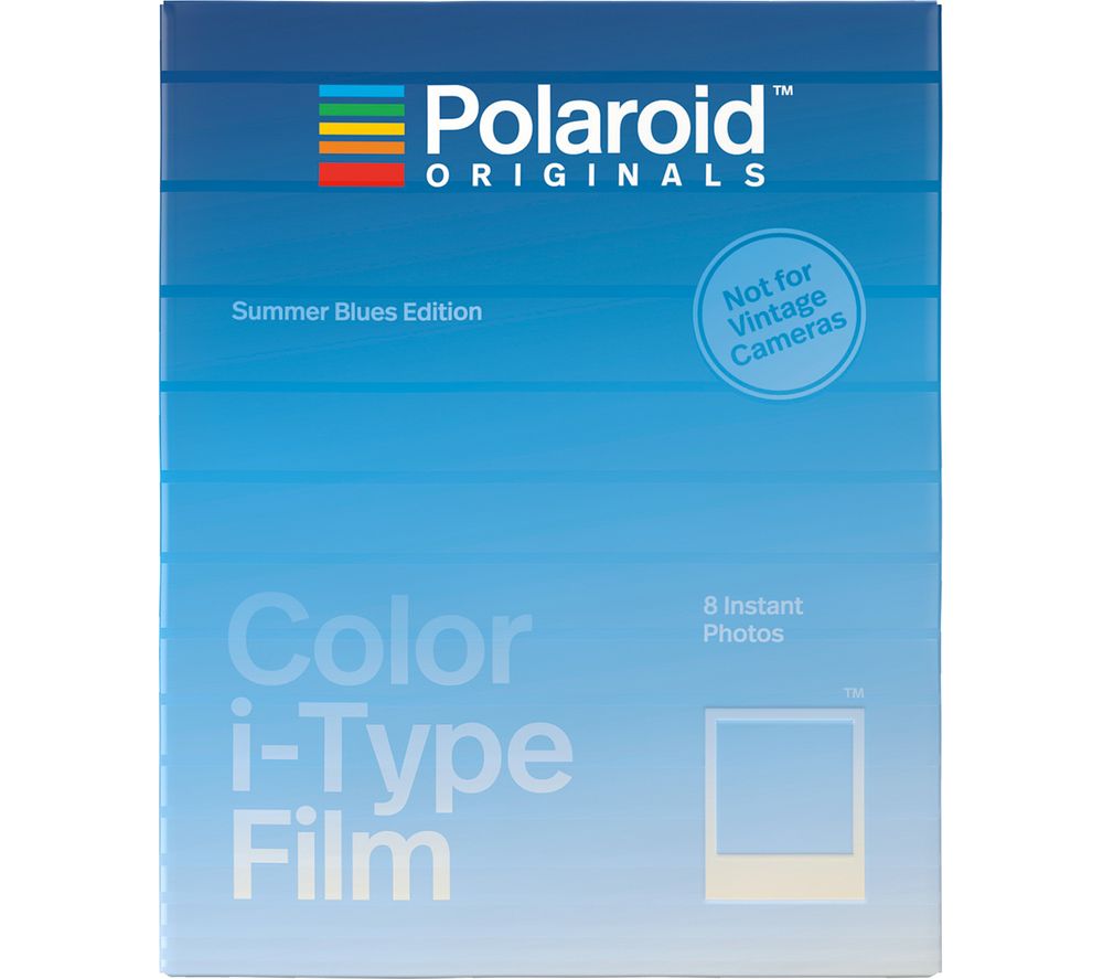 Summer Blue Edition i-Type Colour Film - Pack of 8, Blue