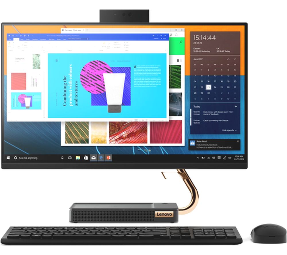 LENOVO IdeaCentre A540 23.8" All-in-One PC - Intel®Core i5, 1 TB HDD & 128 GB SSD, Black, Black