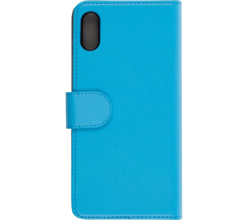 CASE IT Folio Huawei Y6 2019 Case with Screen Protector - Blue, Blue