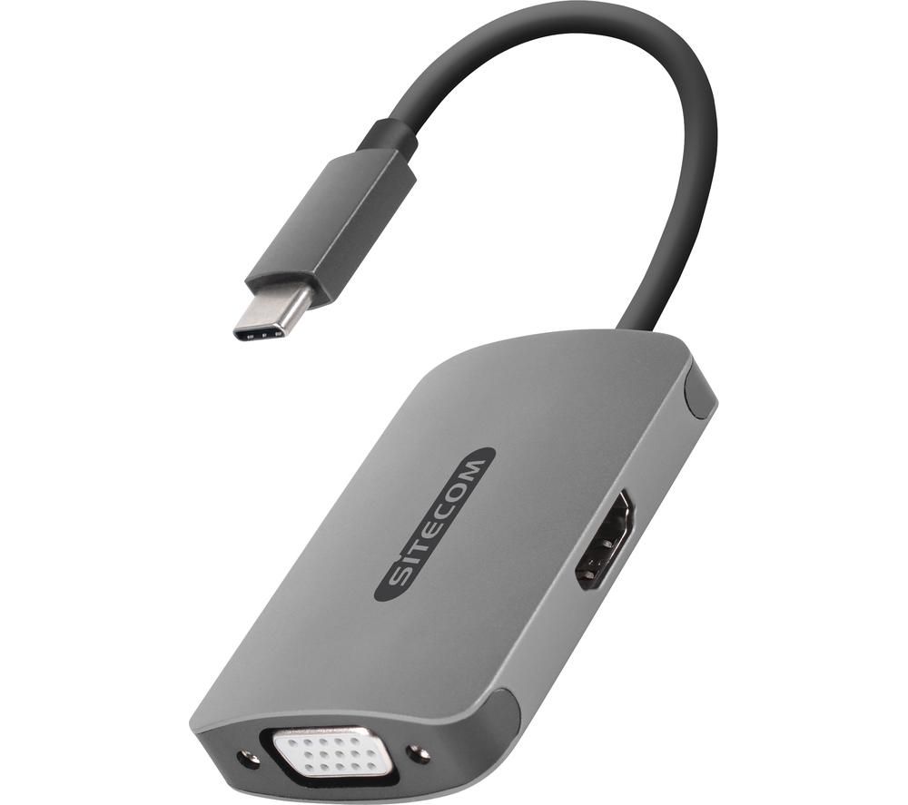 SITECOM CN-373 VGA & HDMI to USB Type-C Adapter