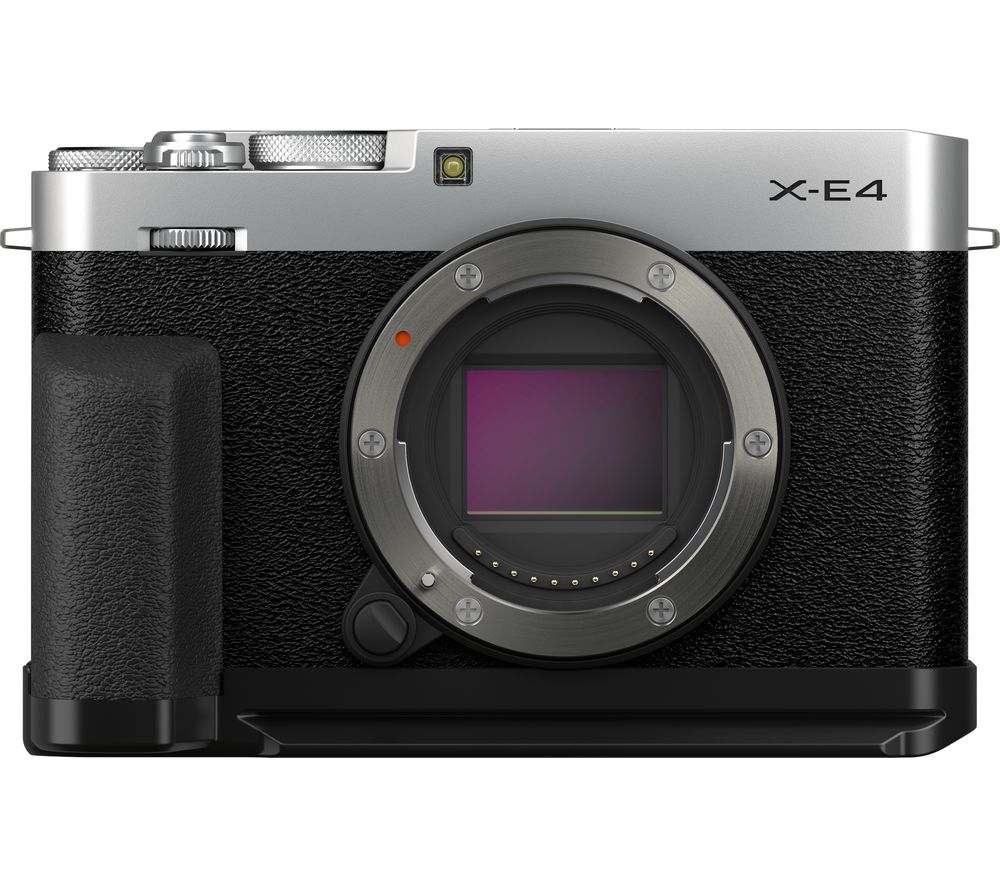 FUJIFILM X-E4 Mirrorless Camera with Accessory Kit - Silver, Silver