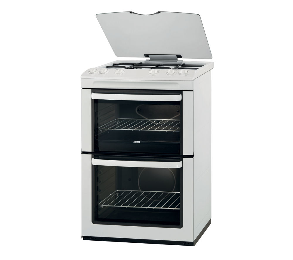 ZANUSSI ZCG667GW Gas Cooker - White, White