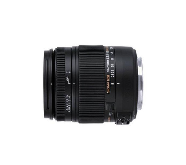 SIGMA 18-250 mm f/3.5-6.3 DC HSM OS Telephoto Zoom Lens with Macro - for Nikon