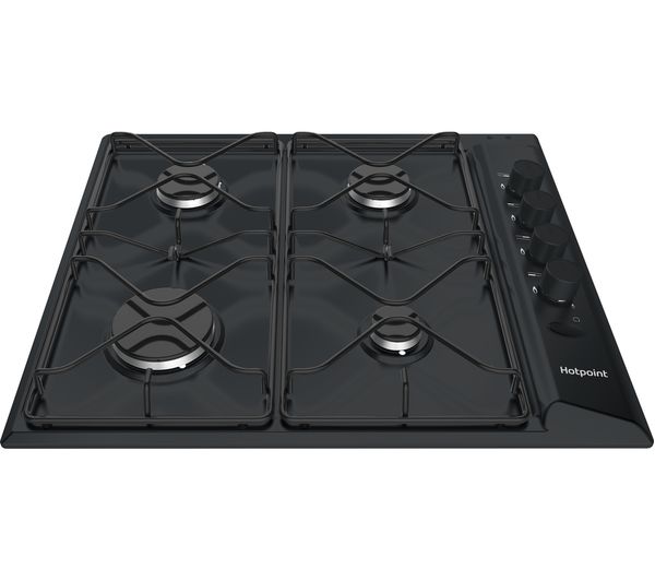 HOTPOINT PAS 642/H Gas Hob - Black, Black